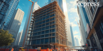 skyline construction vibes art