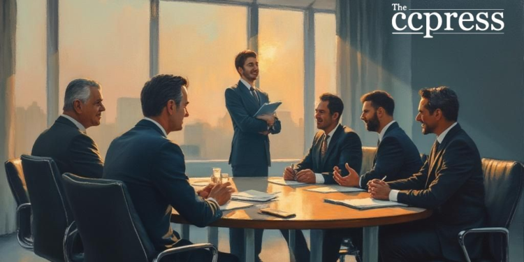 symbolic negotiation painting