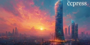 terawulf shares soar cityscape