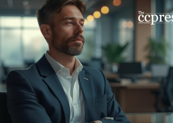 thoughtful businessman portrait
