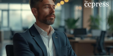 thoughtful businessman portrait