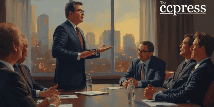 tom lee ethereum boardroom painting
