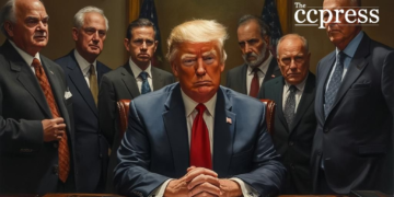 trump oil portrait white house