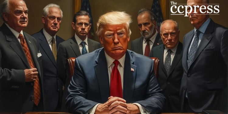 trump oil portrait white house