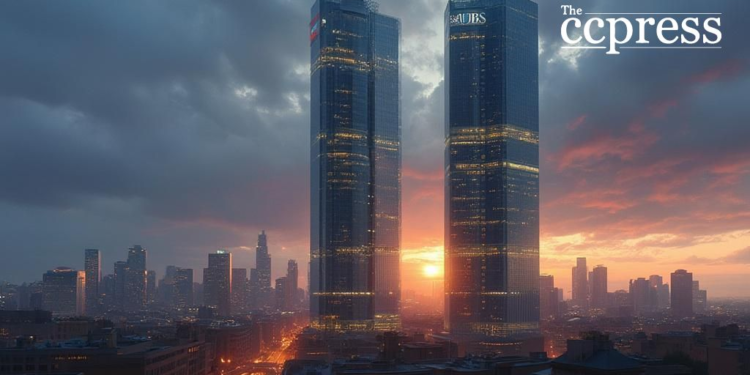 ubs credit suisse peace skyline