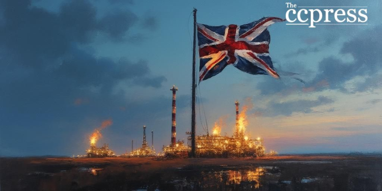 union jack gas site twilight