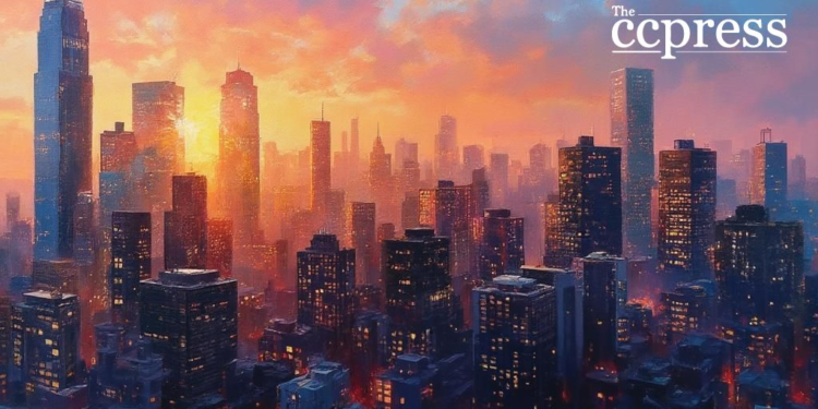 urban skyline market trends art