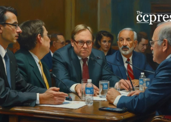 us senate banking meeting painting