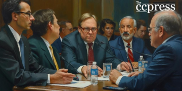 us senate banking meeting painting