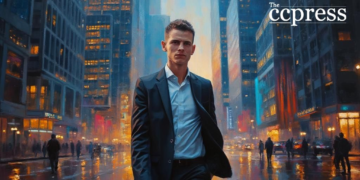 vitalik buterin cityscape painting