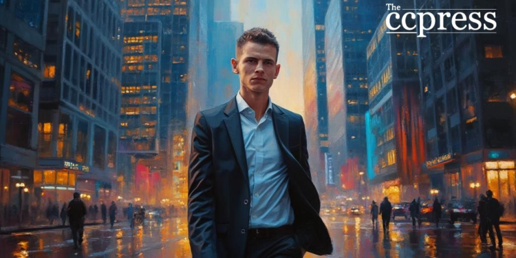 vitalik buterin cityscape painting