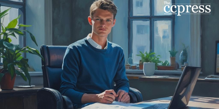 vitalik buterin oil painting