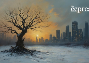 withering tree corporate despair