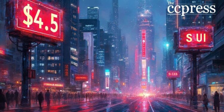 SUI Price Targets $4.5 with Coinbase Futures Launch