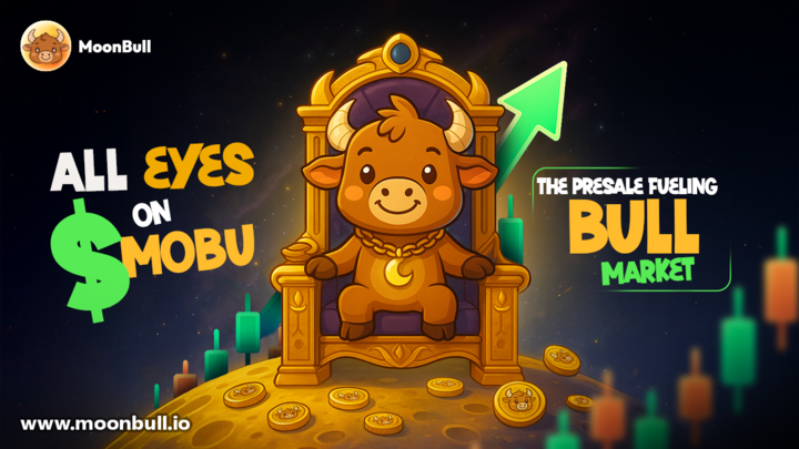 Promotional banner for MoonBull