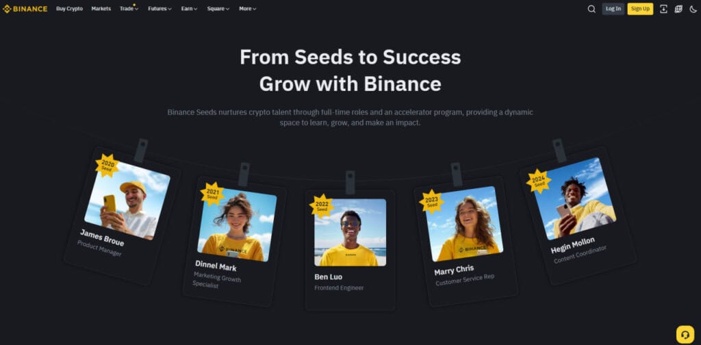 from seeds to success grow with binance 1