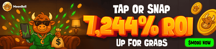 MoonBull promoting a presale event