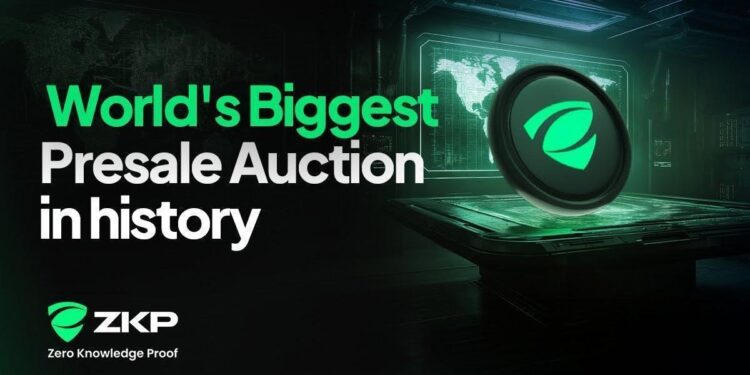 Cynical Retail No Longer Believes Hype Coins as ZKP’s Strong Presale Auction Signals Massive Growth!