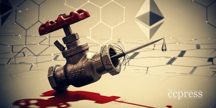 Ethereum stalls amid BitMine accumulation thin liquidity