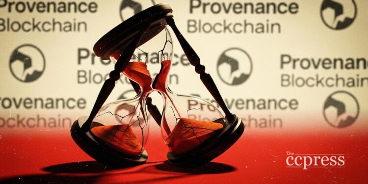 Provenance Blockchain TVL diverges after 1.2B claim