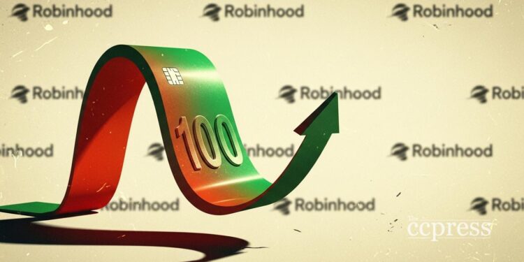 Robinhood draws 100 targets as card early dividends launch