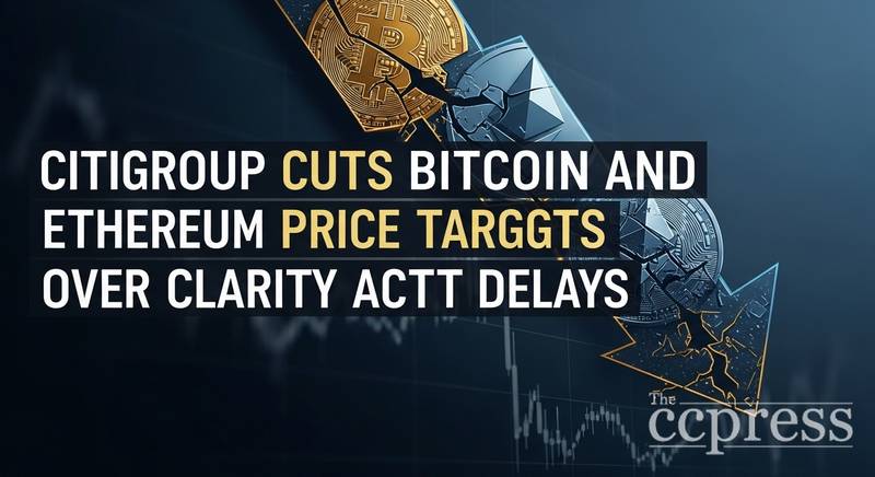 citigroup cuts bitcoin ethereum price targets clarity act delays thumbnail
