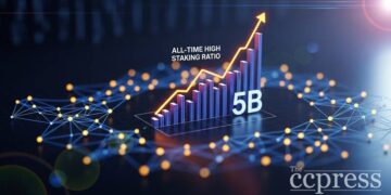 ethereum staking ratio all time high 85 billion staked thumbnail