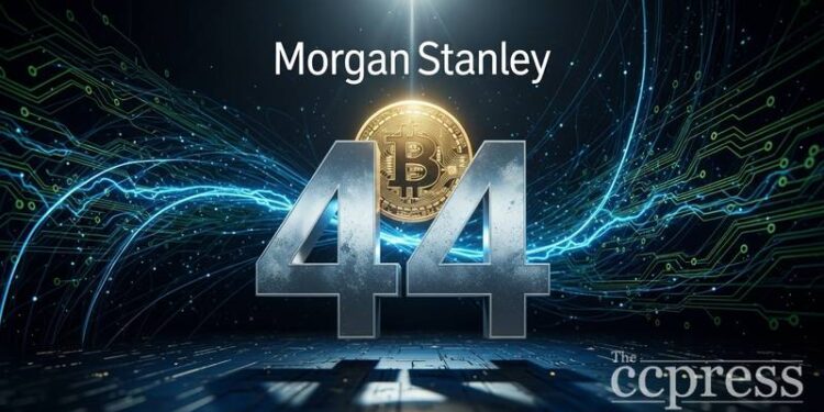 morgan stanley bitcoin etf bought 444 btc day one telegram thumbnail