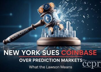 new york files lawsuit against coinbase over prediction markets thumbnail