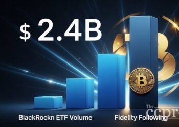 spot bitcoin etf volume surpasses 2 4 billion blackrock fidelity thumbnail