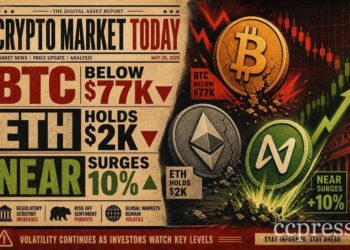 Crypto Market Today: BTC Below 7K, ETH Holds K, NEAR Surges 10% Thumbnail