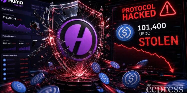 huma finance says v1 was exploited for 101400 usdc thumbnail