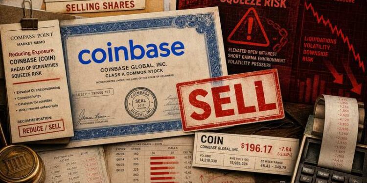 Compass Point Sells Coinbase Stock Ahead of Derivatives Squeeze Warning Thumbnail