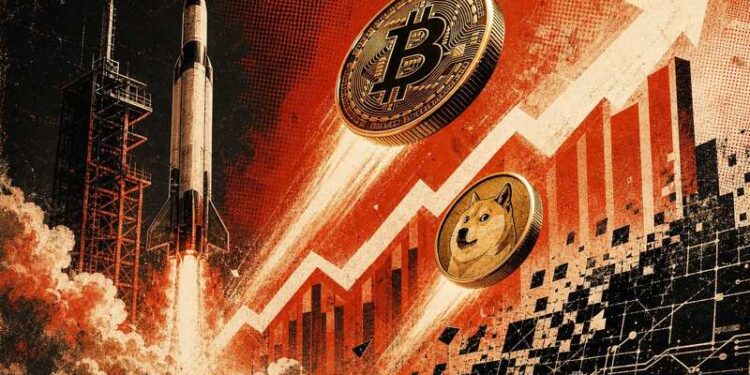 SpaceX IPO Lifts Bitcoin Above 4K, Dogecoin Jumps 5% Thumbnail